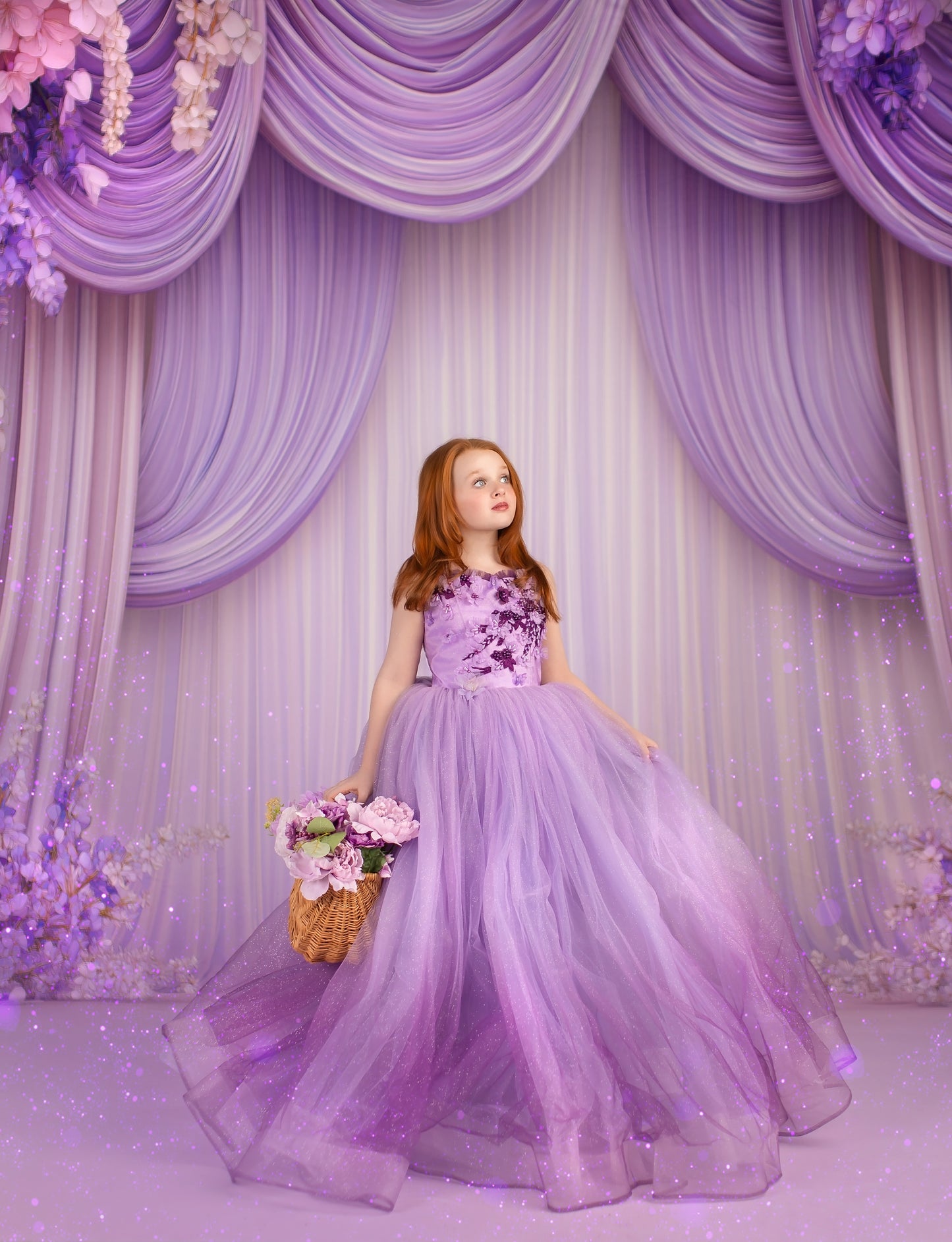 Lilac Garden Soiree - With Sweep Option