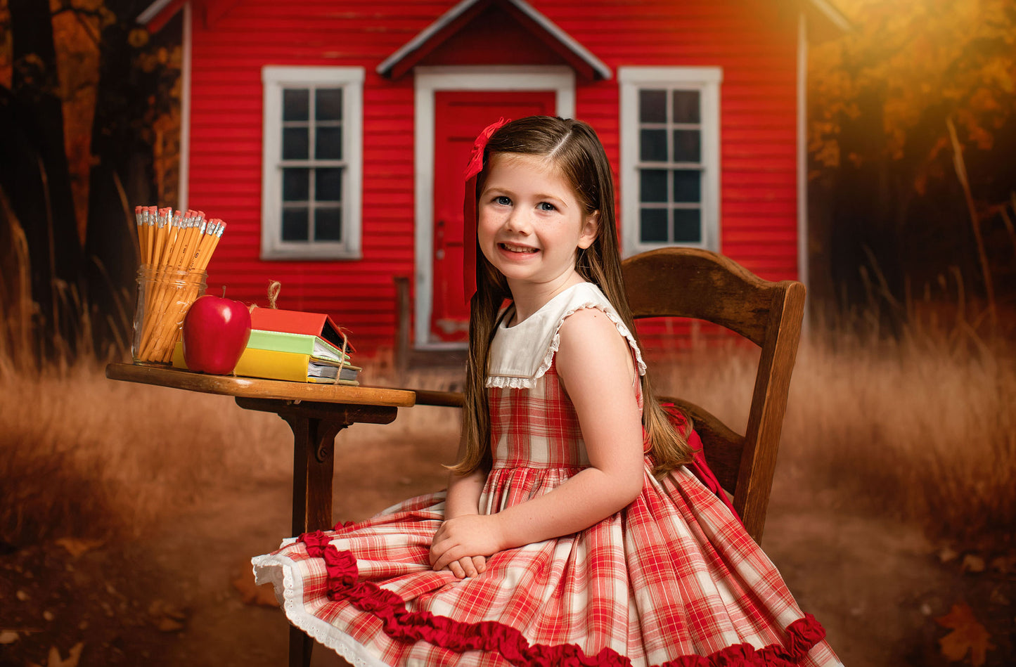 Little Red Schoolhouse - 2pc Set
