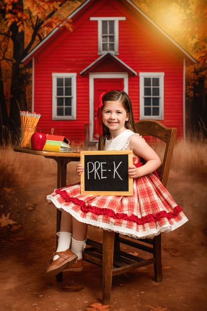 Little Red Schoolhouse - With Sweep Option