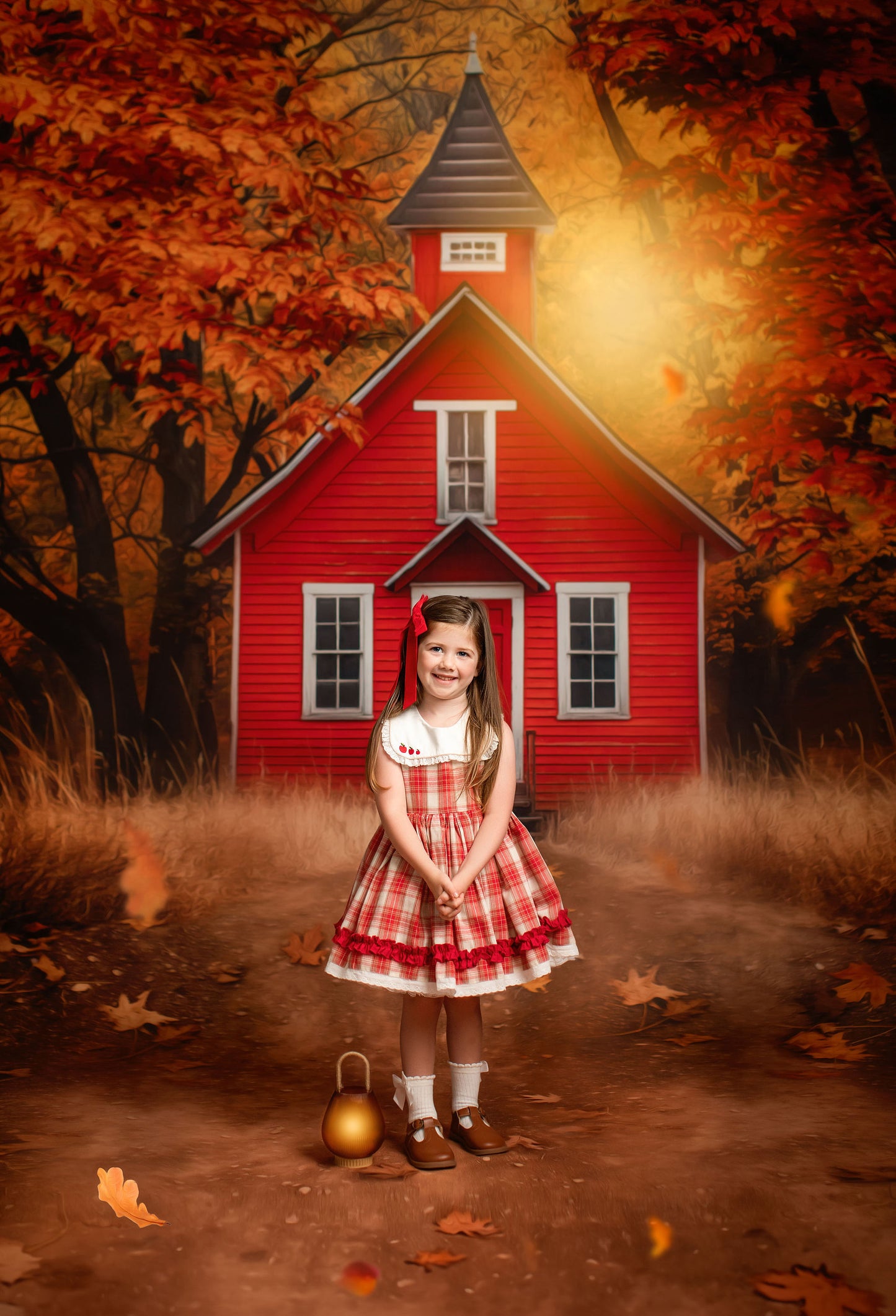 Little Red Schoolhouse - With Sweep Option