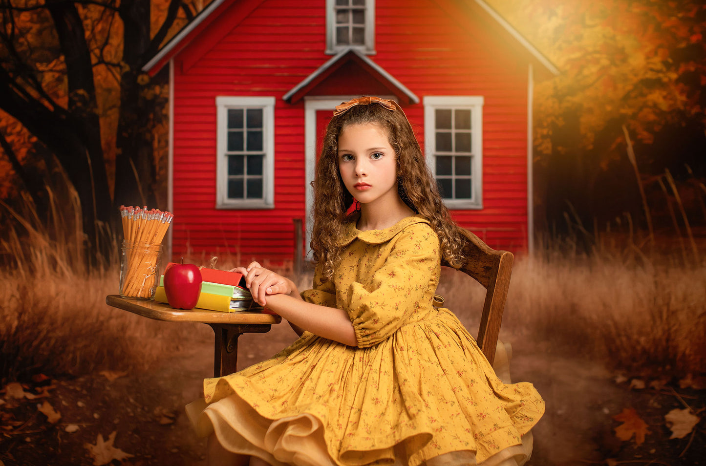 Little Red Schoolhouse - 2pc Set