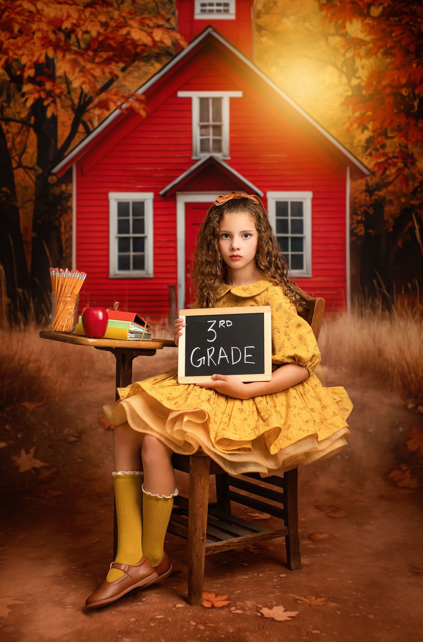 Little Red Schoolhouse - 2pc Set