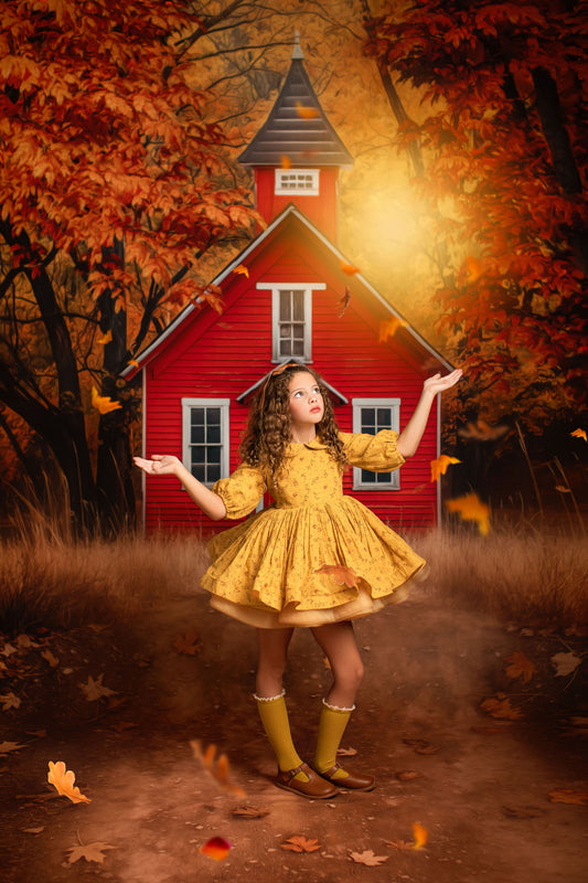 Little Red Schoolhouse - With Sweep Option
