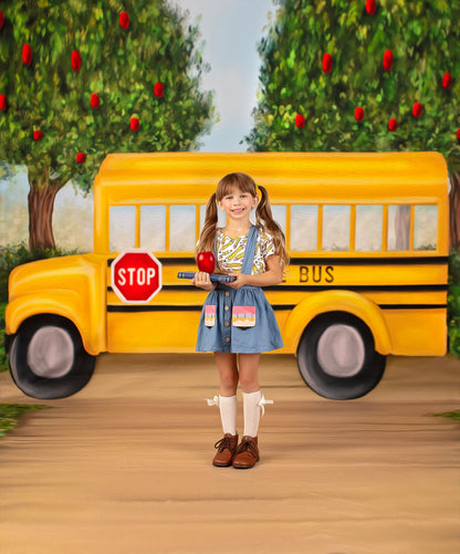 Little Yellow School Bus - With Sweep Option