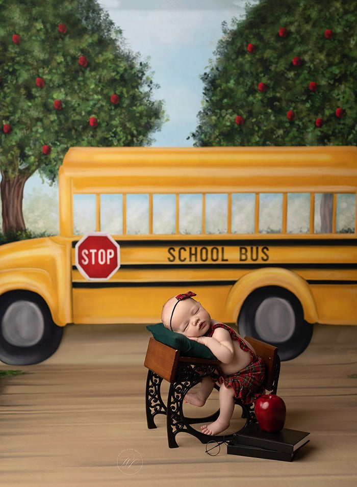 Little Yellow School Bus - With Sweep Option