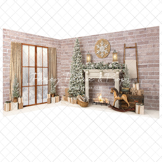 Lofthouse Brick Mantle 2pc Room
