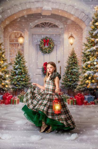 Snowy Doorstep Delight - With Sweep Option