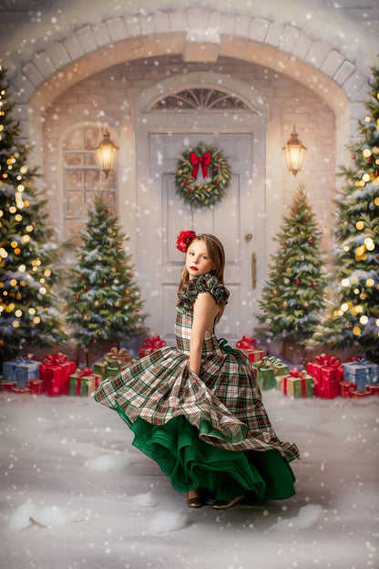 Snowy Doorstep Delight - With Sweep Option