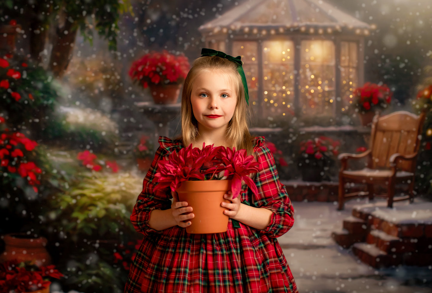 Festive Floral Fantasy - With Sweep Option