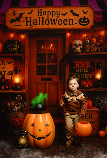 Haunted Harvest Stand - with Sweep Option