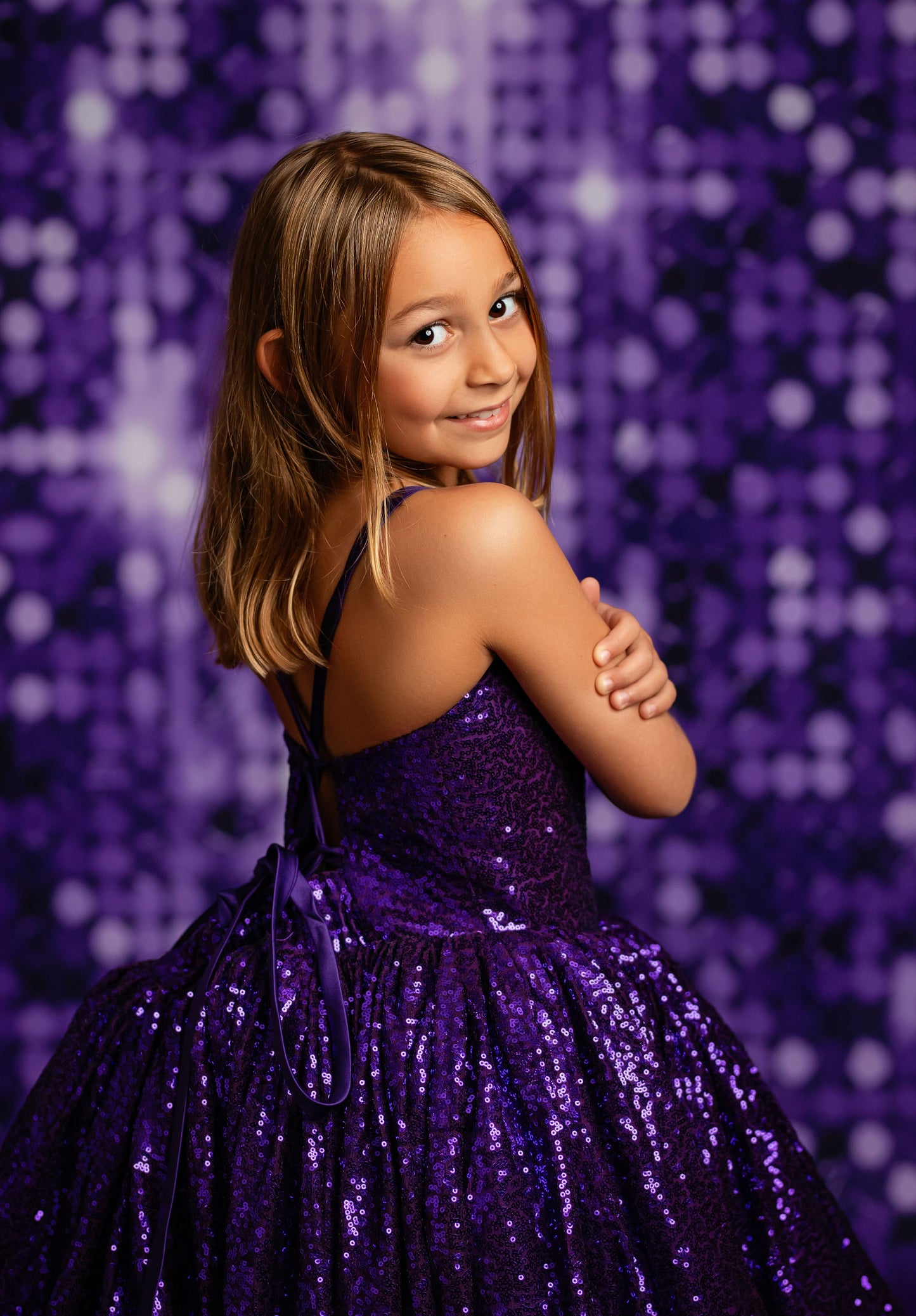 Glimmer Grape - With Solid Floor Sweep Option