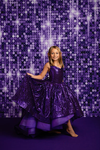 Glimmer Grape - With Solid Floor Sweep Option