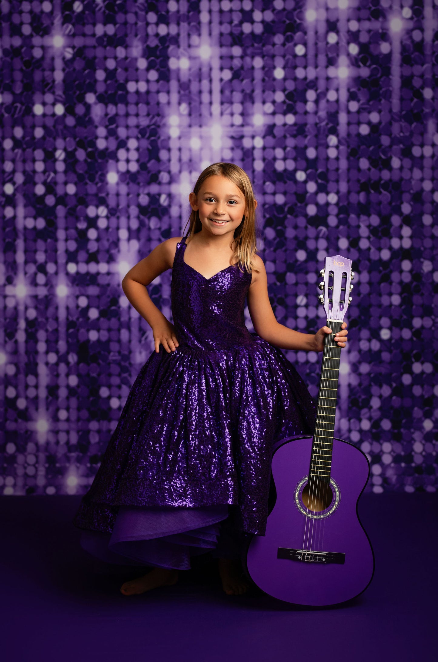 Glimmer Grape - With Solid Floor Sweep Option