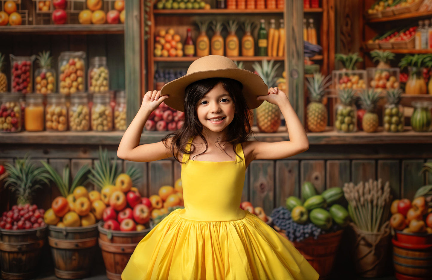 Tropical Fruit Market - With Sweep Option