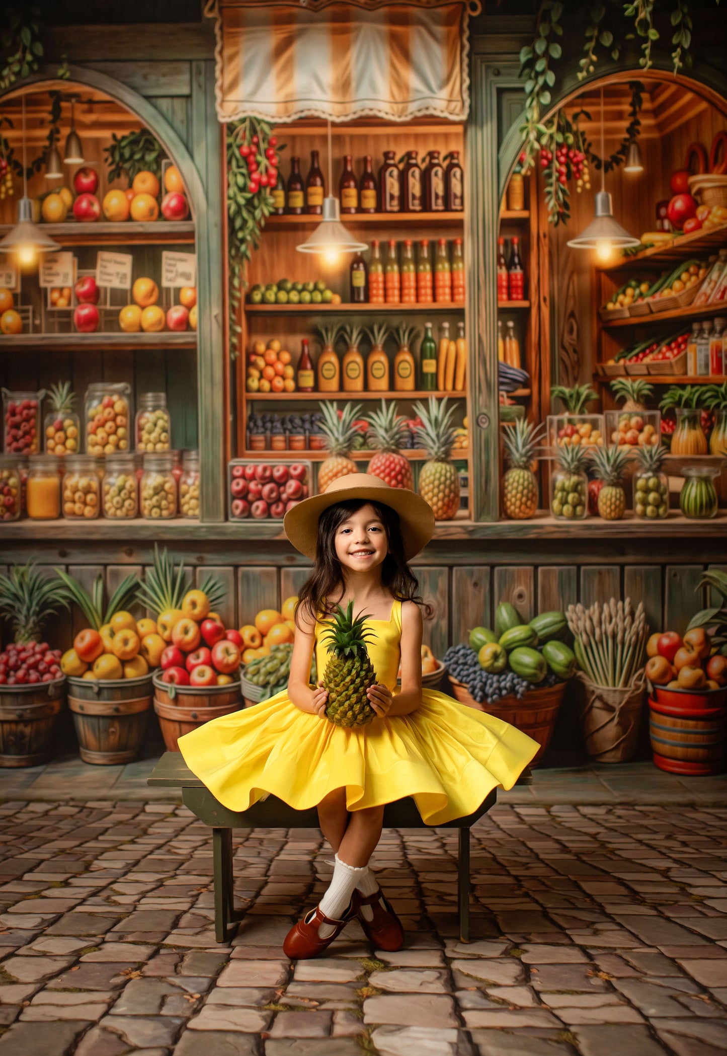 Tropical Fruit Market - With Sweep Option