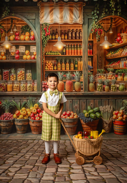 Tropical Fruit Market - With Sweep Option