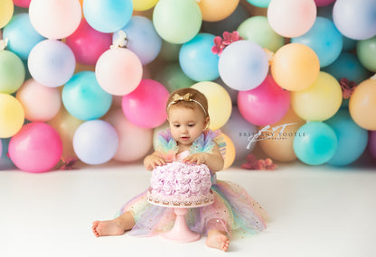 Macaron Balloon Wall
