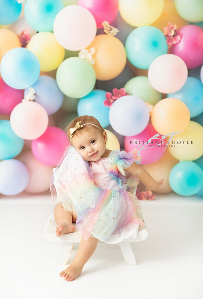 Macaron Balloon Wall