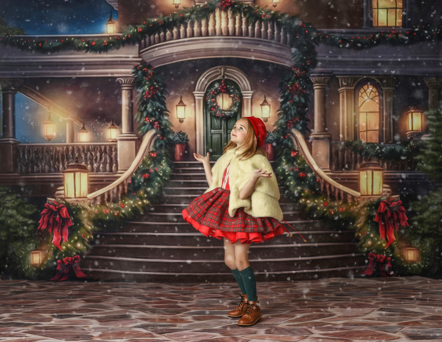 Magical Holiday Estate - Cobblestone Option - with Sweep Option