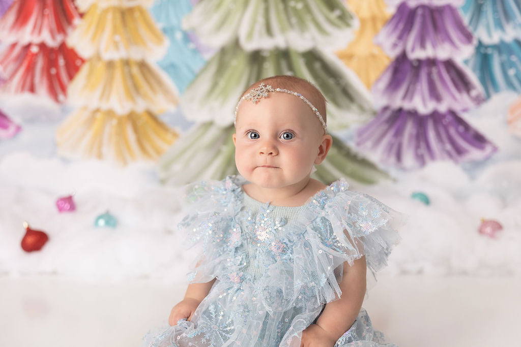 Magical Winter Rainbow Trees