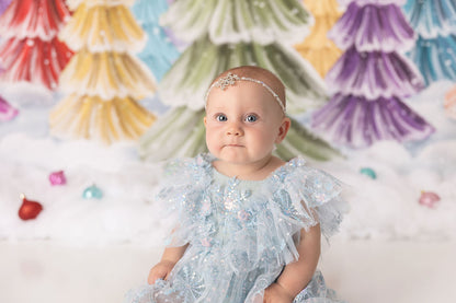 Magical Winter Rainbow Trees