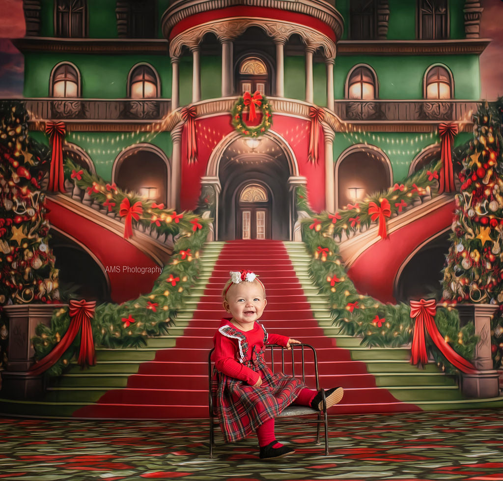 Merry Mansion- Multi Color Rug - with Sweep Option