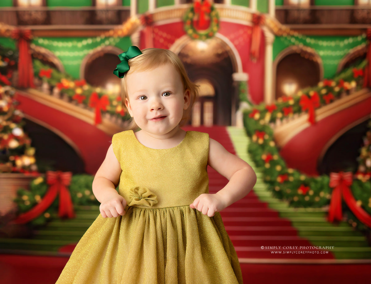 Merry Mansion- Red Rug - with Sweep Option