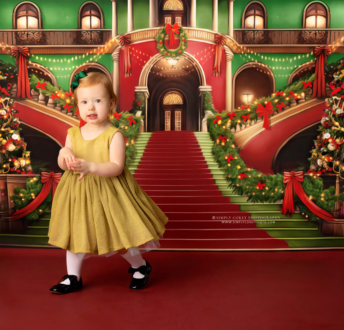 Merry Mansion- Red Rug - with Sweep Option