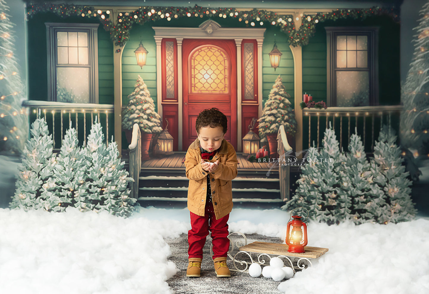 Merry Holiday Porch - Room