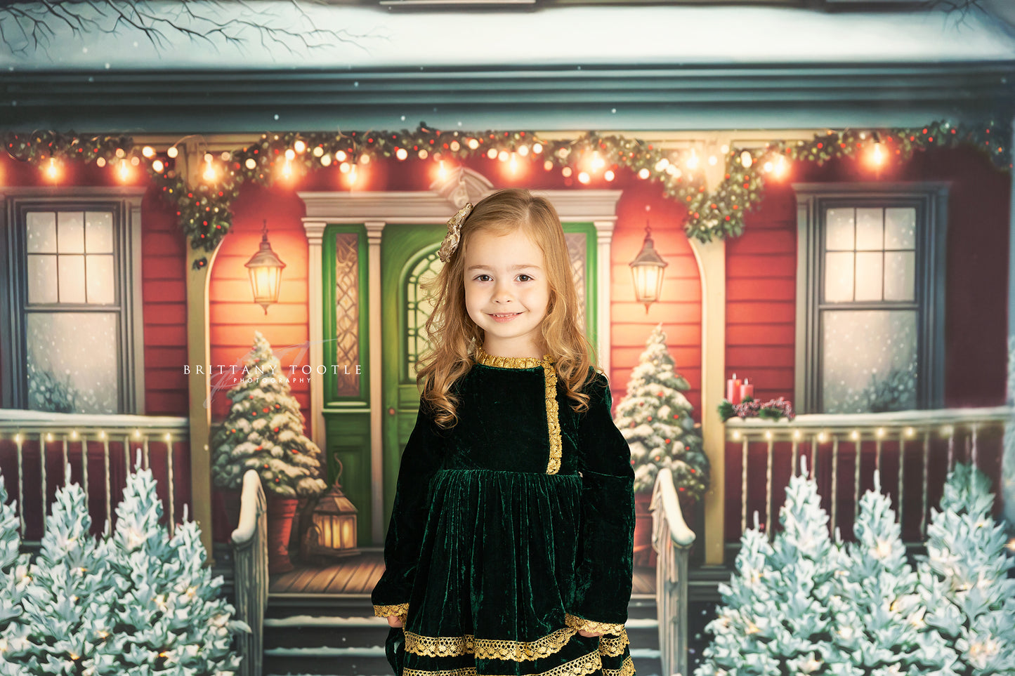 Merry Welcome Porch - Extra Lights 2pc Mini Room