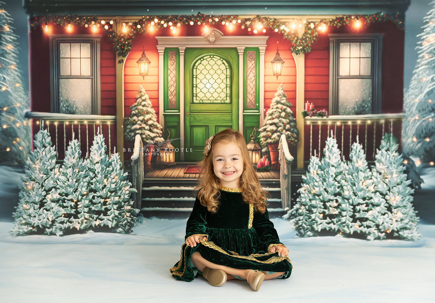 Merry Welcome Porch - Extra Lights 2pc Mini Room