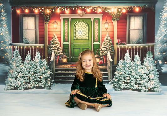 Merry Welcome Porch - Extra Lights 2pc Mini Room