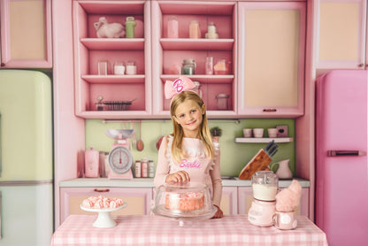 Midge's Kitchenette - Pink Floor Option - With Green Fridge Sweep Option