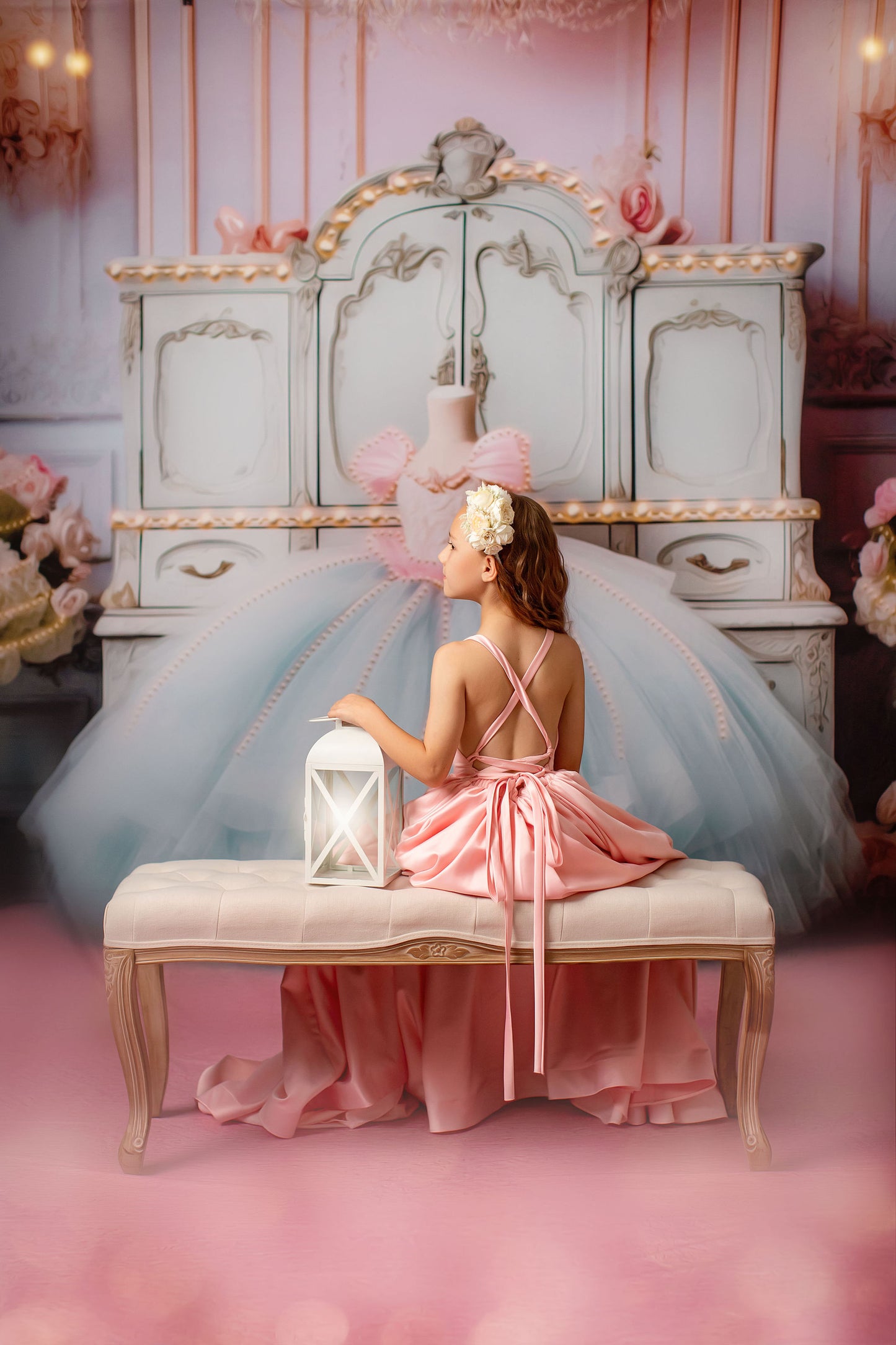 Miss Charlotte - Pink Carpet - With Sweep Option