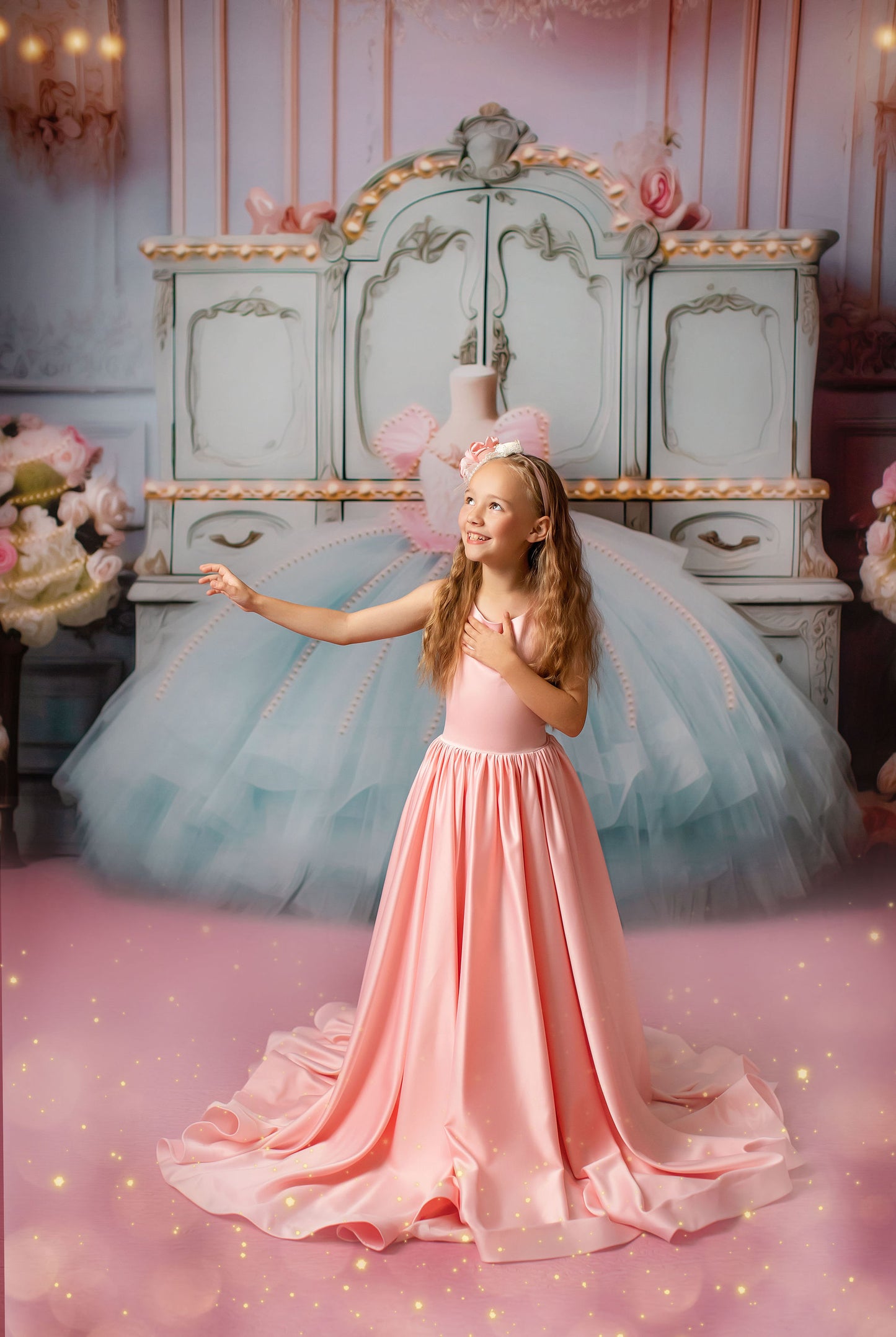 Miss Charlotte - Pink Carpet - With Sweep Option