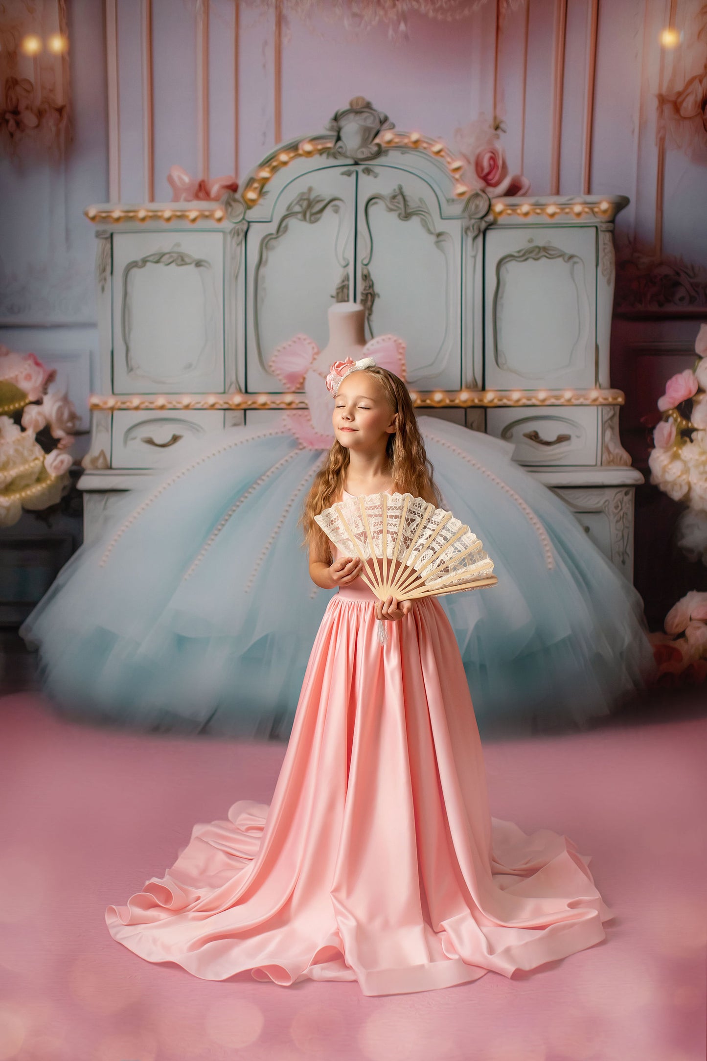 Miss Charlotte - Pink Carpet - With Sweep Option