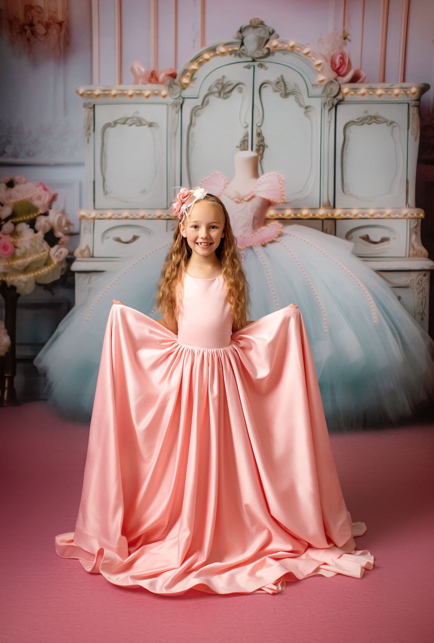 Miss Charlotte - Pink Carpet - With Sweep Option