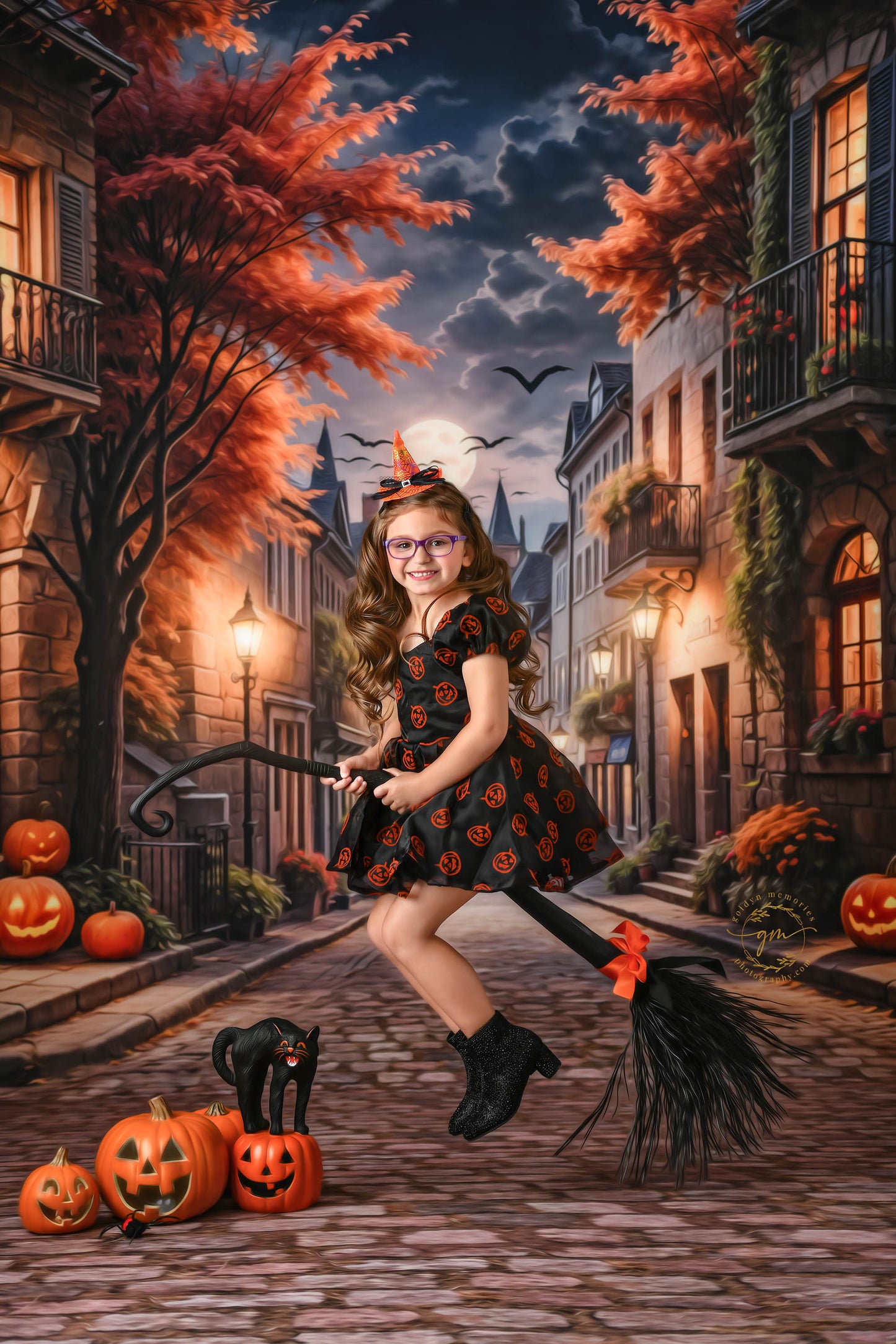 Mystic Midnight Street - With Sweep Option