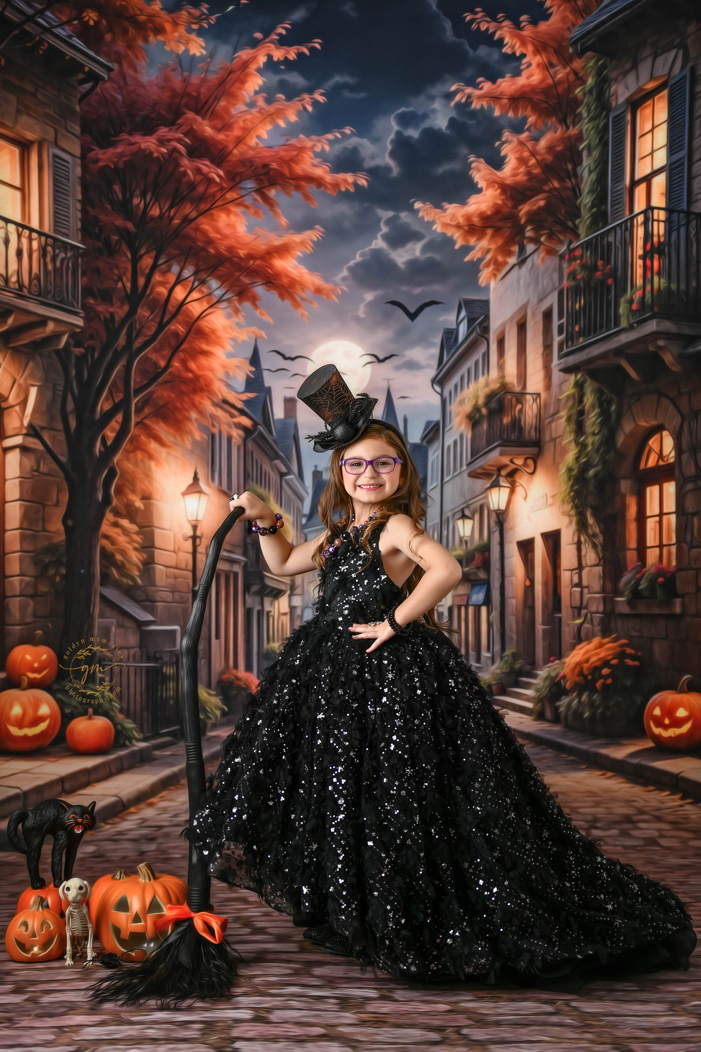 Mystic Midnight Street - With Sweep Option