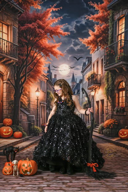 Mystic Midnight Street - With Sweep Option