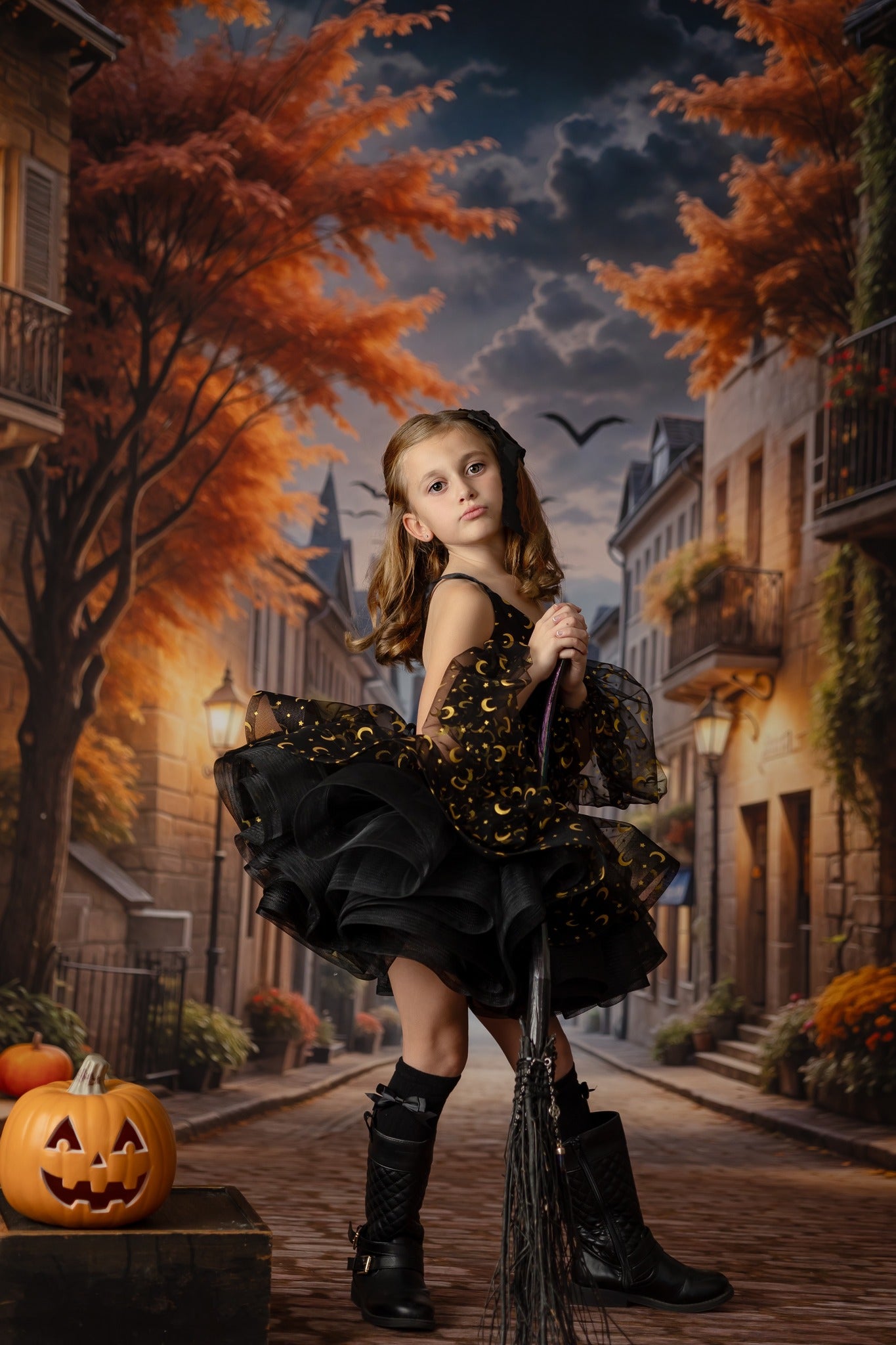 Mystic Midnight Street - With Sweep Option