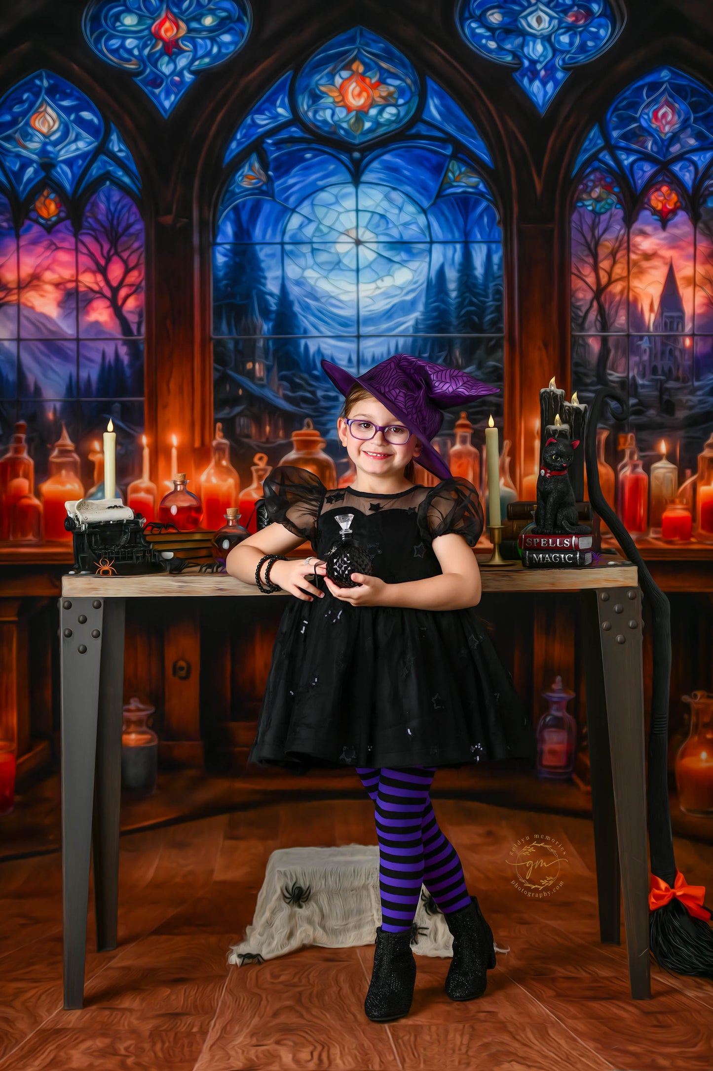 Mystic Potion Emporium - Wood Floor - With Sweep Option