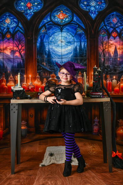 Mystic Potion Emporium - Wood Floor - With Sweep Option