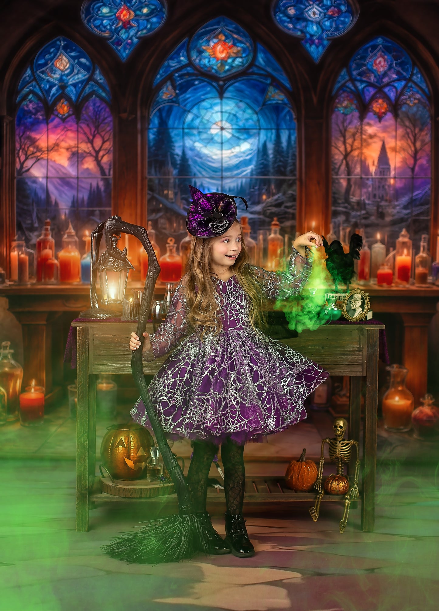 Mystic Potion Emporium - Cement Floor - With Sweep Option