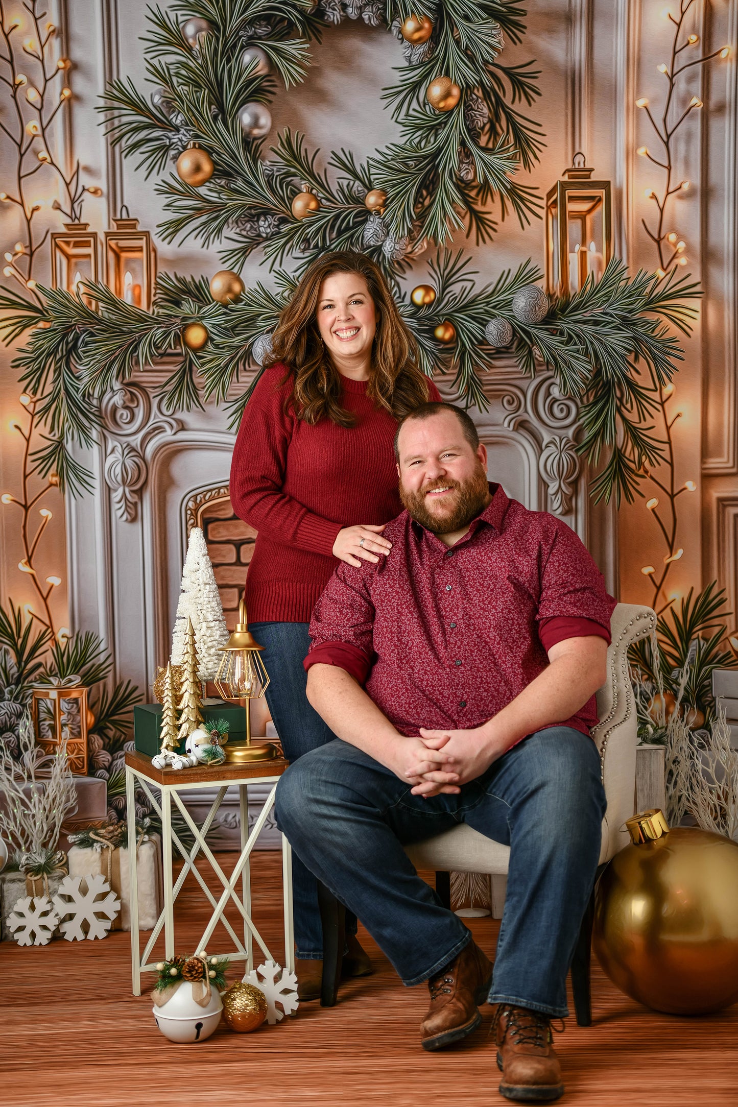 Noel By The Fire - with Sweep Option