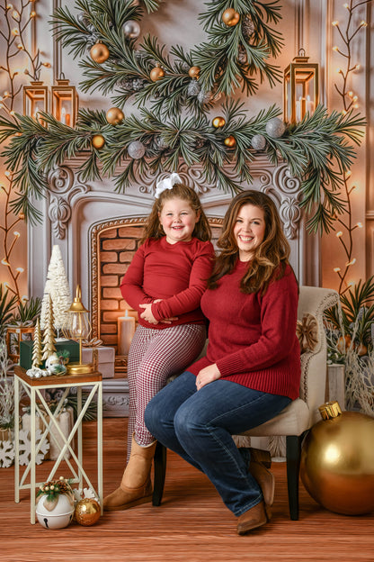 Noel By The Fire - with Sweep Option