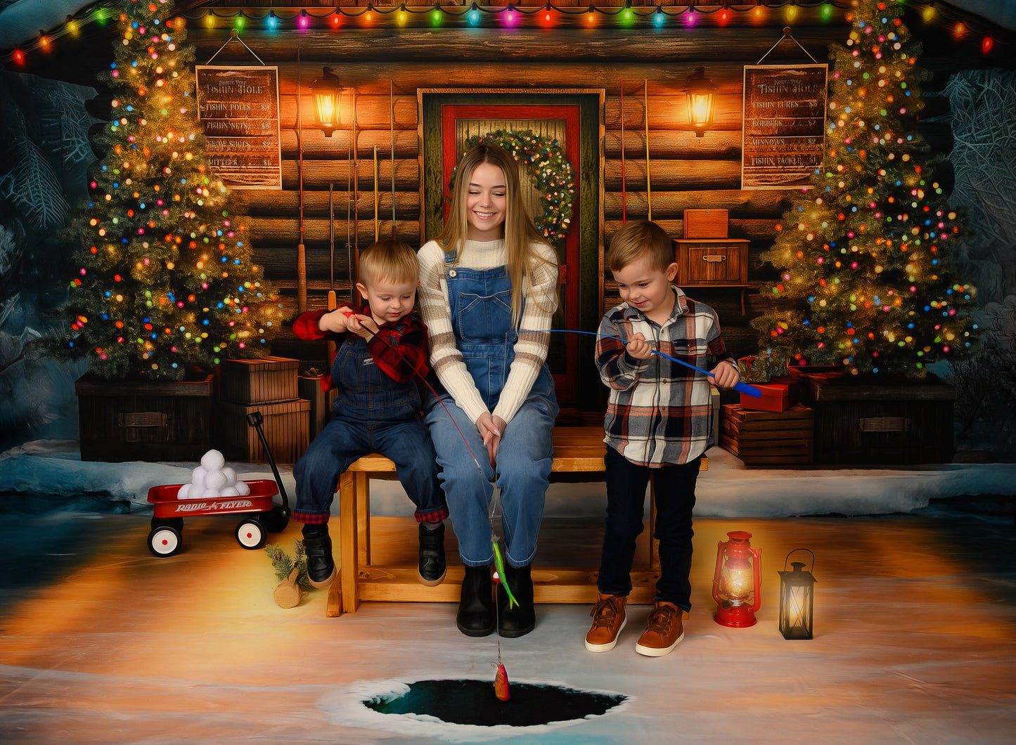 North Pole Fishin' Hole - Ice Version - With Sweep Option