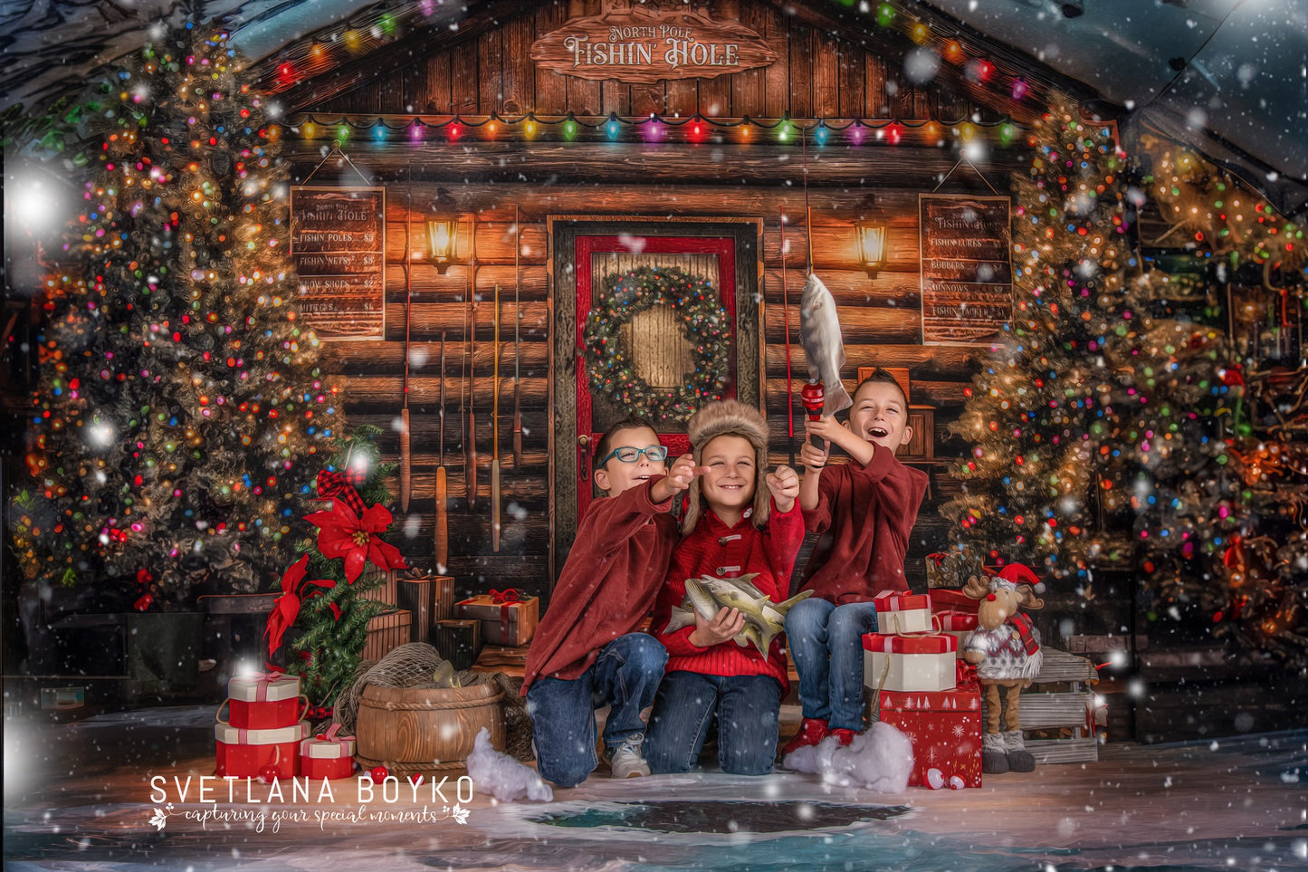 North Pole Fishin' Hole - Ice Version - With Sweep Option