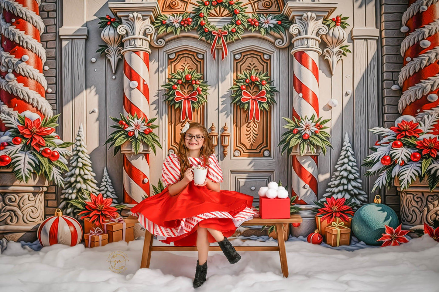 North Pole Manor Gates - with Sweep Option