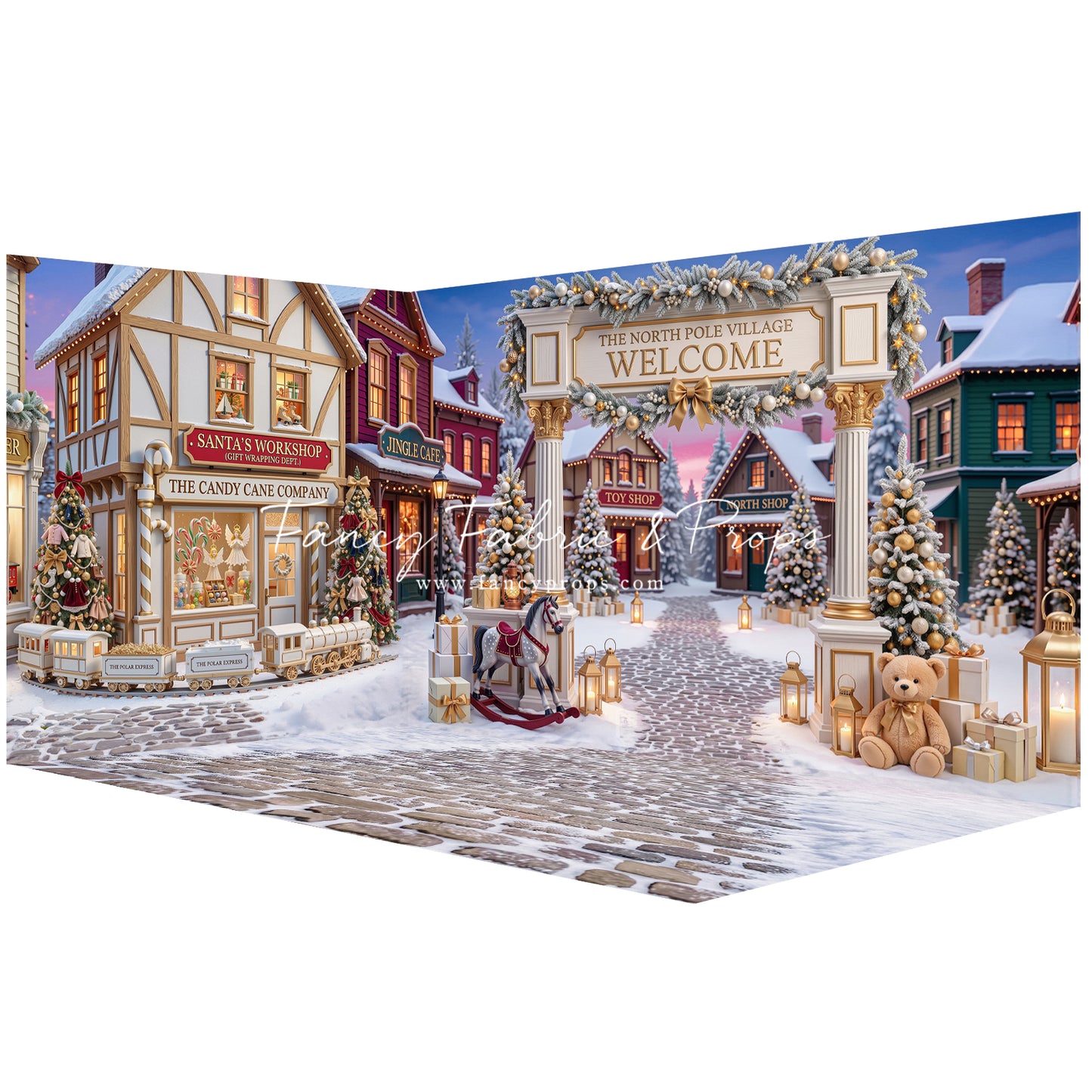 North Pole Village Welcome - Room Set